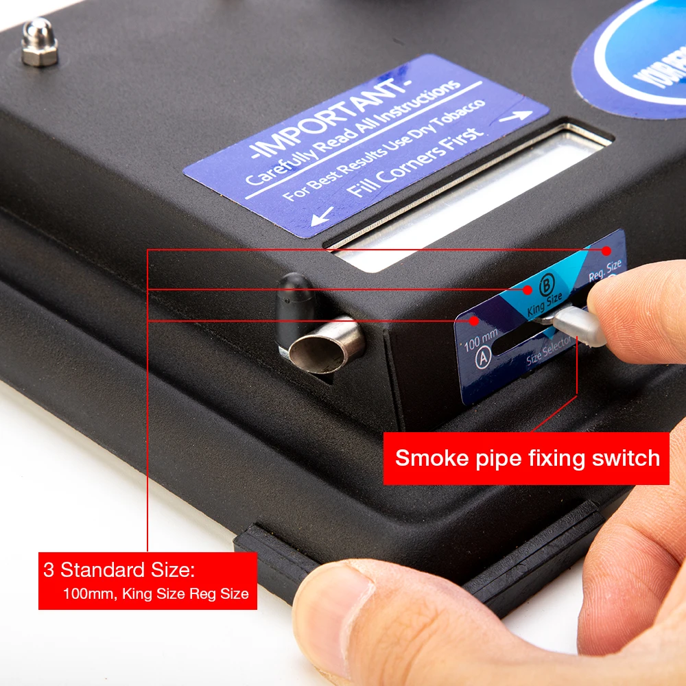 Сигареты прокатки машина DIY курительный инструмент 8 мм Металл табака инжектор производитель Ролик ручной работы