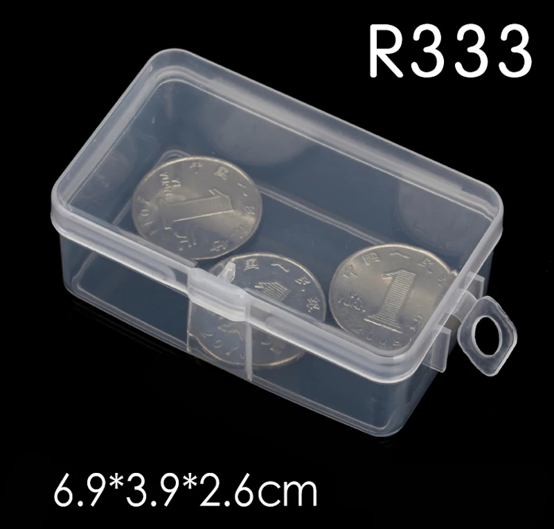 BalleenShiny упаковка маленькая коробка чип коробка для хранения прозрачный пластик маленький продукт PP материал конфеты гаджеты коробка - Цвет: 7
