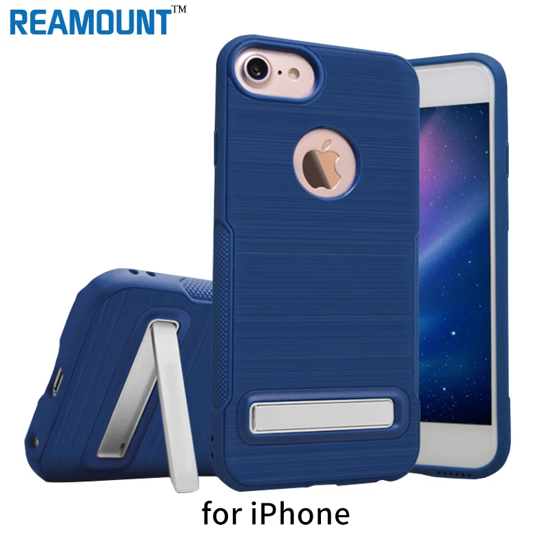 50 Pcs Kickstand Case For Iphone 7 7 Plus Luxury Brand Phone Cases Tpu