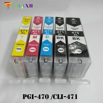 

Vilaxh PGI-470 CLI-471 PGI 470 Ink Cartridge for Canon PGI470 CLI471 PIXMA MG5740 MG6840 MG7740 TS5040 TS6040 Printer