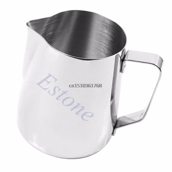 

Kitchen Stainless Steel Coffee Frothing Milk Tea Latte Jug 350 mL #Y05# #C05#