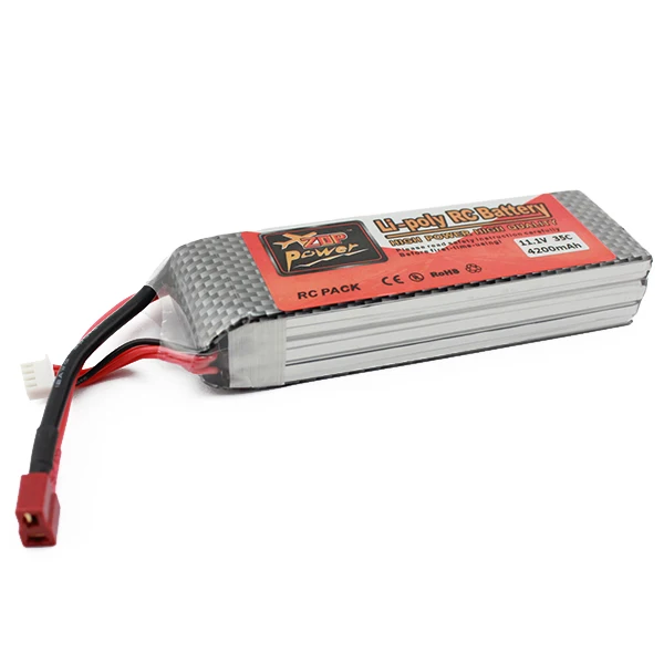 

ZOP Power Lipo Battery 11.1V 4200mAh 3S 35C T XT60 Plug for RC Helicopter Qudcopter Car Airplane