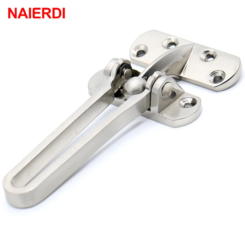 

NAIERDI Hasp Latch Lock Door Chain Anti-theft Clasp Zinc Alloy Window Cabinet Locks Tools For Home Hotel Security Hardware