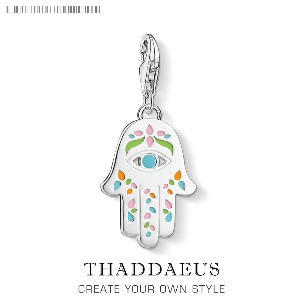 

The Mexican Hand of Fatima Women/Men's Charm Pendants 925 Sterling Silver Hamsa 2019 New Arrived Fashion Jewelry