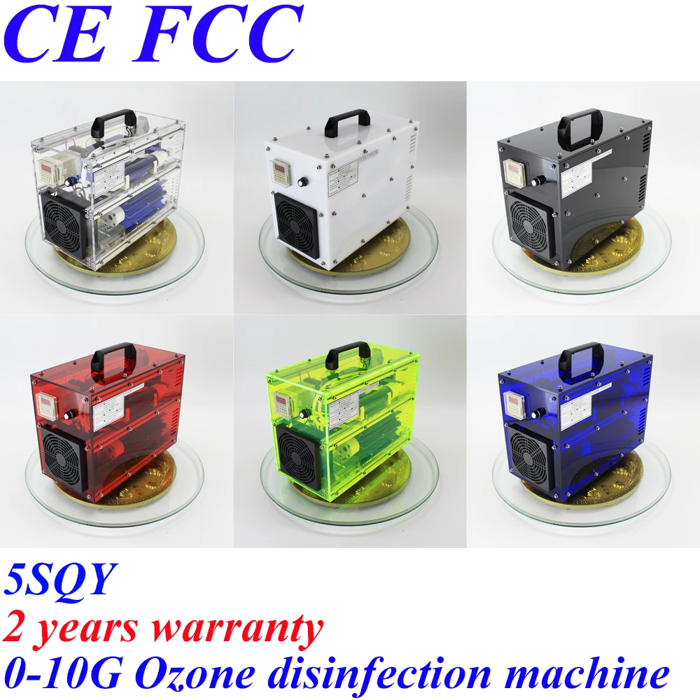

CE EMC LVD FCC Factory outlet BO-1030QY 0-10g/h 1 3 5 7 10gram adjustable ozone machine water and air ozonator with timer