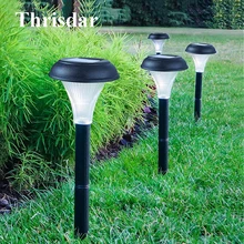 Thrisdar 6 шт. садовый светодиодный светильник фонарь для столба наружный забор фонарь для подсветки дорожки свет водонепроницаемый Ландшафтный для внутреннего двора Газон лампа