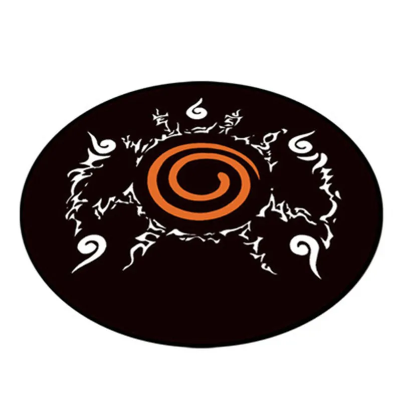 80X80 см Итачи Учиха из “Наруто”, мультяшный рисунок, круглая опорная устойчивый ковер аксессуары для украшения дома вращающееся кресло подушка X1303