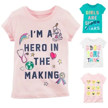 

Fashion Baby Girls T-Shirts Newborn Clothes Tops 100% Cotton Soft Babies Tees Shirts Infant Jumper Female Dress Clothing 0-2Year
