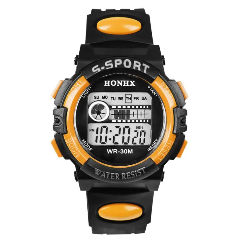 

2016 Multi-function Waterproof Mens Boy's Digital LED Quartz Alarm Date Sports Wrist Watch digital-watch