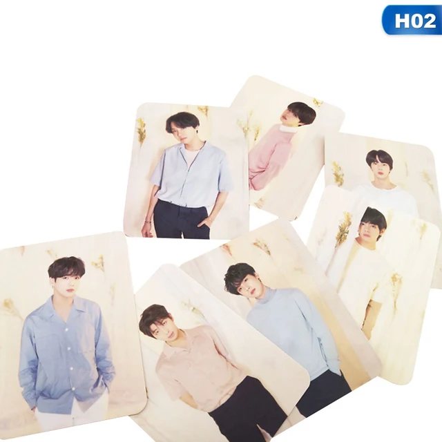 7pcs/set K pop BTS LOVE YOURSELF ANSWER Photo Cards New Album Photocard