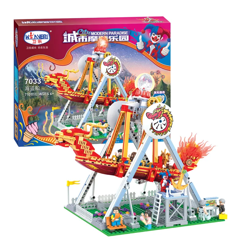 

Winner 7033 City Modern Paradise Series Building Blocks Educational Toys Let The Children Create Their Own Toys Holiday Gifts