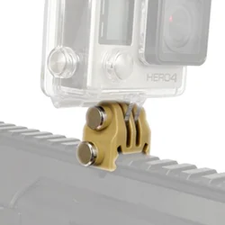 Accessories 20mm Picatinny Gun Rail Mount Airsoft Gun Adapter Kit for GoPro Action Shot gun Hunting Rifle Camera mounts