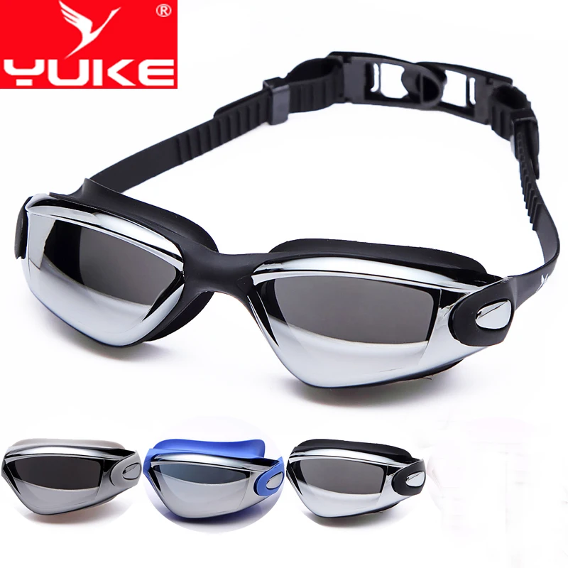 NEW BLACK Unisex Woman Men Water Sportswear Anti-fog UV Shield Protect Waterproof Eyewear Goggles Swimming Glasses