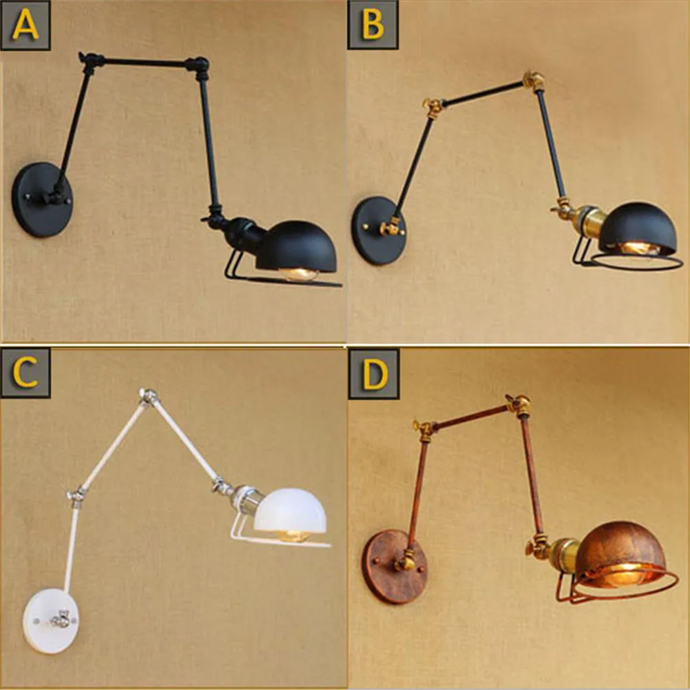 White American country rural creative Metal head bar wall lamp sconce lights lighting bar cafe lamp - 32619506914