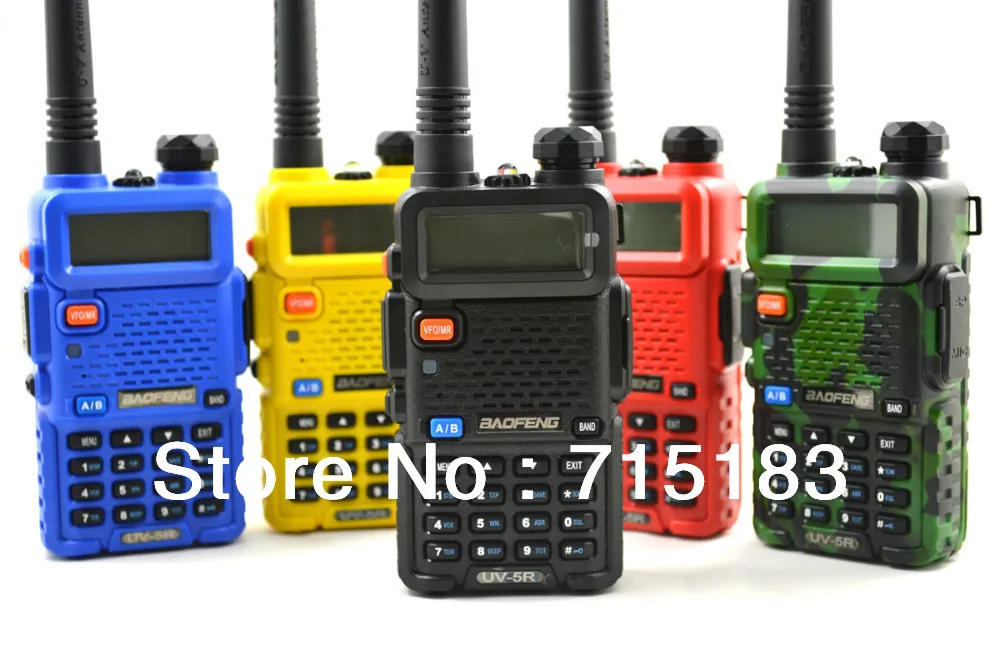 Baofeng UV 5R de doble banda, dispositivo con pantalla Dual, VHF + UHF