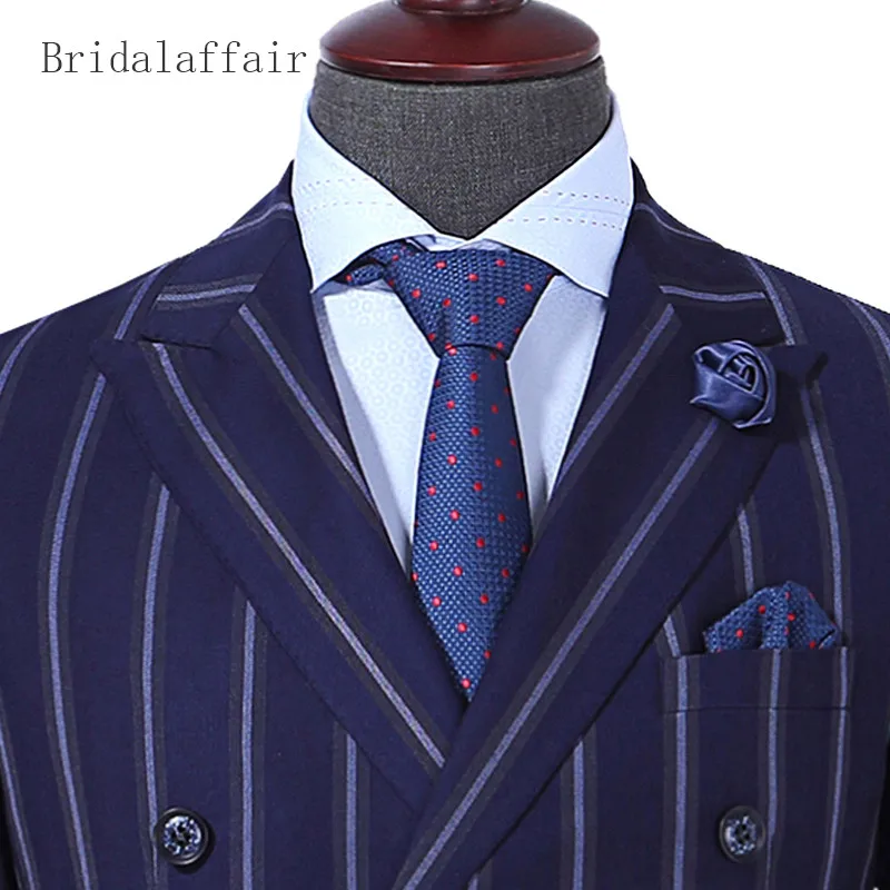 En Veste Same Laine Imprimé Mariage Image Bridalaffair same Costumes Rayé Hommes Mode Pantalon Élégant Mélangée 2018 Costume Image De Blazer As Smoking Marié qwUqa