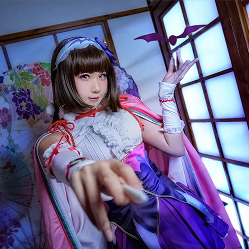 Костюмы для косплея из игры Fate/Grand Order FGO Osakabehime юката кимоно плащ синтетические