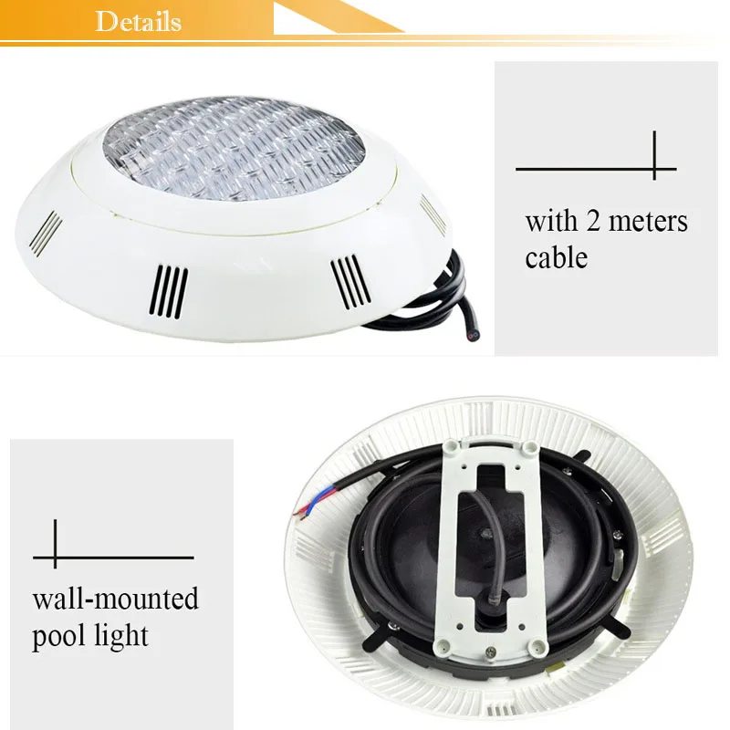 Underwater Light 12v Led Swimming Pool Lights Ip68 Rgb Flush Mount Fountain Lamp With Remote 18w 36w D298mm Free Ship Led Underwater Lights Aliexpress