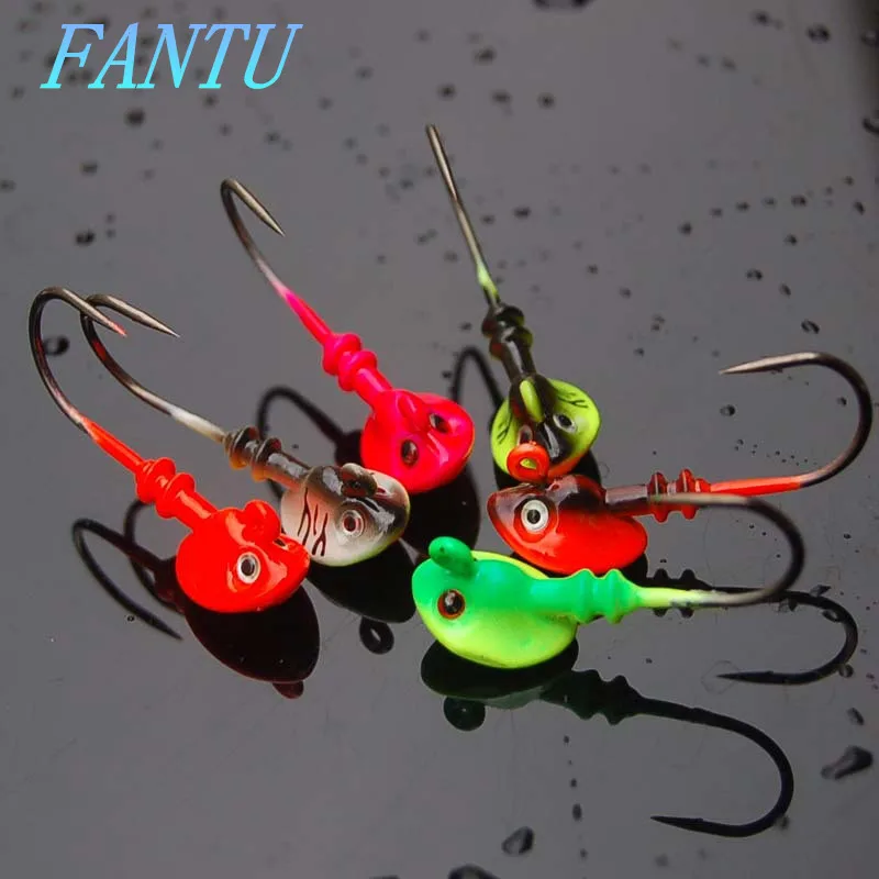 FANTU свинцовый крючок для рыбалки рыболовный крючок 7 г/10 г/14 г крючок для приманки червь Рыбалка Аксессуары 5 шт./партия