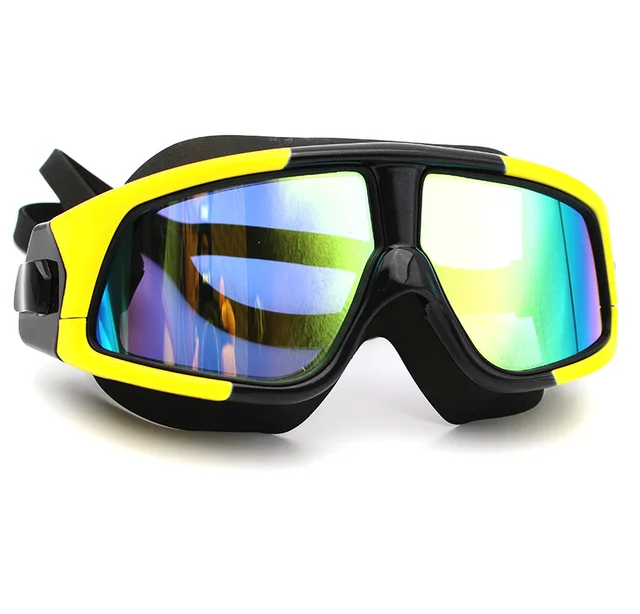 Whale Plating Big Frame Swim Goggles Eyewear Extra Large Waterproof