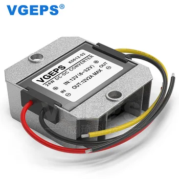 

High-quality 6-30V to 12V 2A DC power module for automotive 12V-24V to 12V boost-buck regulator converter
