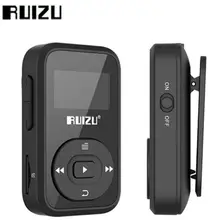 RUIZU X26 мини Спорт Bluetooth Mp4 плеер Clip 8 Гб MP4 музыкальный плеер с FM Регистраторы Поддержка TF карты электронная книга