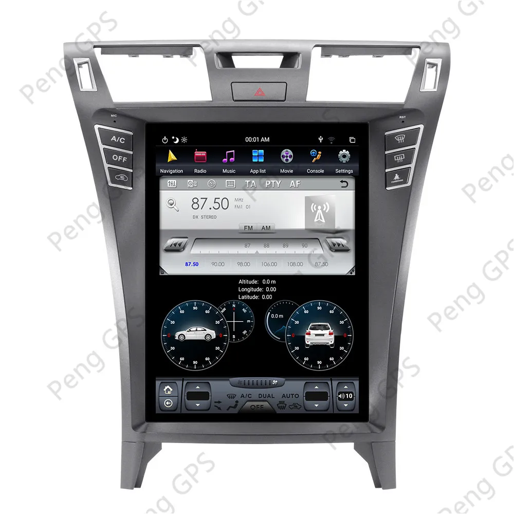 Perfect Android 8.1 Tesla Vertical screen car no dvd player radio gps automatic For Lexus LS460 2007-2015 navigation multimedia system 7