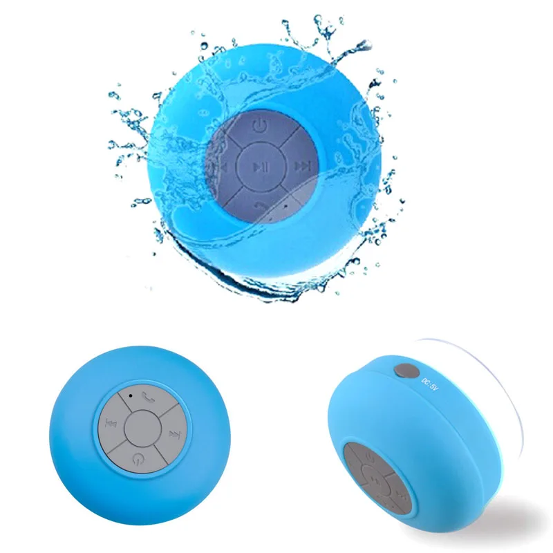 BON CREATION Waterproof Mini Portable Bluetooth Speaker with Suction
