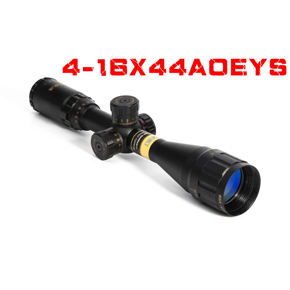 2019 New 4-16X44AOEYS FENGRO Hunting Range Green Red Lighting Button Air Gun Adjustable Tactical Optical Sight Riflescope | Спорт и