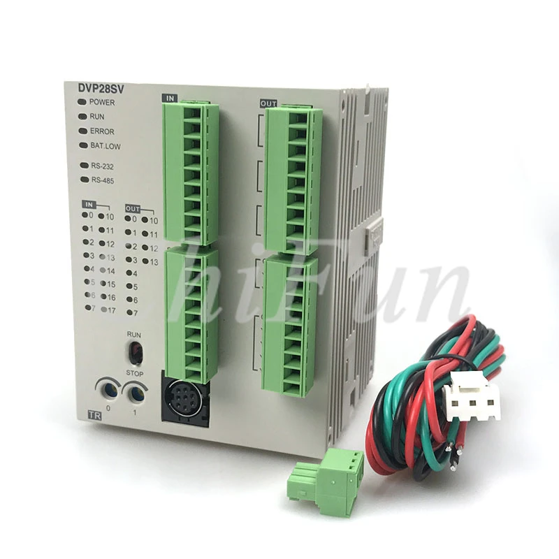 Оригинальный программируемый контроллер Delta DVP28SV11T2 / DVP28SV11R2 DC24V PLC 16DI 12DO бесплатная
