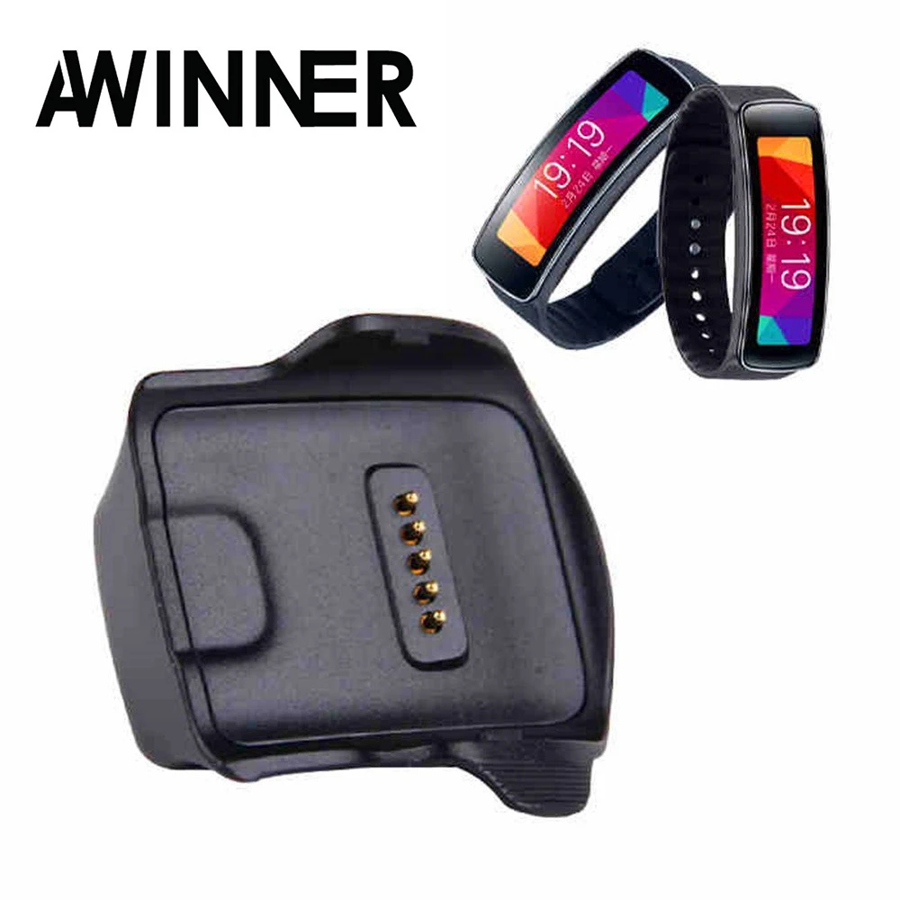 

AWINNER Charger Cradle Charging Dock Desktop for Samsung Gear Fit R350 Smart Watch Black (Samsung Galaxy Gear R350)