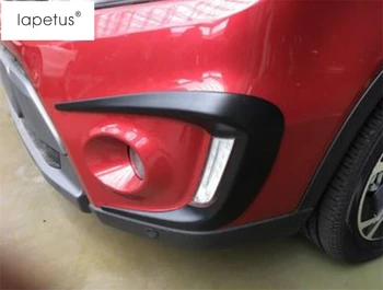 

Accessories For Suzuki Vitara Escudo 2015 - 2018 Front Bumper Fog Lamp Lights Eyelid Eyebrow Protector Scuff Cover Kit Trim