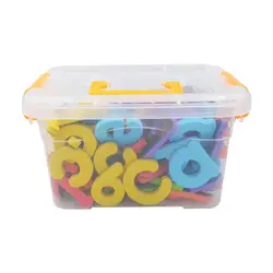 114 шт. Развивающие детские игрушки Магнитный из ЭВА (этиленвинилацетат) пены английские буквы многоцветные магниты на холодильник ABC