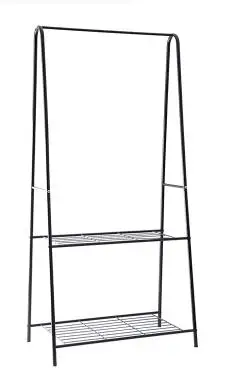 A clothing store display rack. Iron art movable fitting room. A simple outdoor dressing room..