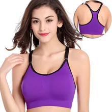 Foreign trade professional high strength shock sports bra steel ring free running Yoga bra underwear vest sleep 8199