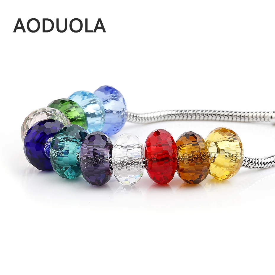 Buy 10 Pcs Lot 12 Colors Faceted Murano Glass Beads