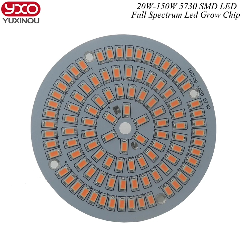 1pcs 50W 100W 120W 150W Full Spectrum LED Grow Chip 380 840nm Epistar 5730 LED For
