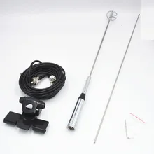 2 шт./лот, NAGOYA с высоким коэффициентом усиления NL-770RL Dual Band 144/430 МГц 200 Вт 5.5dBi антенна для мобильного телефона PL-259 для KT-780plus мобильное радио