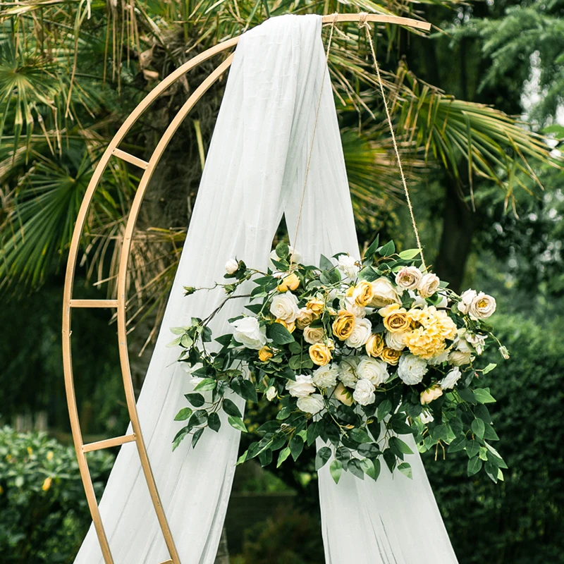 JAROWN Wedding Heart Shaped Arch Flower Stand Wedding Scene Arrangement Props Party Ornaments Arches Geometry Decoration (7)