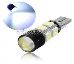 10 шт./лот DC12V T10 W5W 194 168 8 LED 5050 SMD LED Q5 CANBUS ОШИБОК Авто Клин Габаритные огни лампа Белый Топ продаж