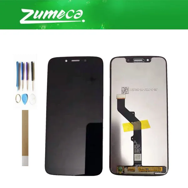 Для Motorola Moto G7 Play LCD дисплей + сенсорный экран дигитайзер сборка черный цвет