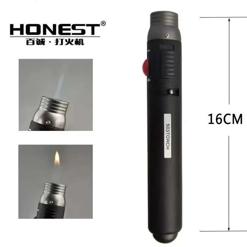HONEST 503 Jet Adjustable Flame Portable Pen Torch Lighter Butane Gas