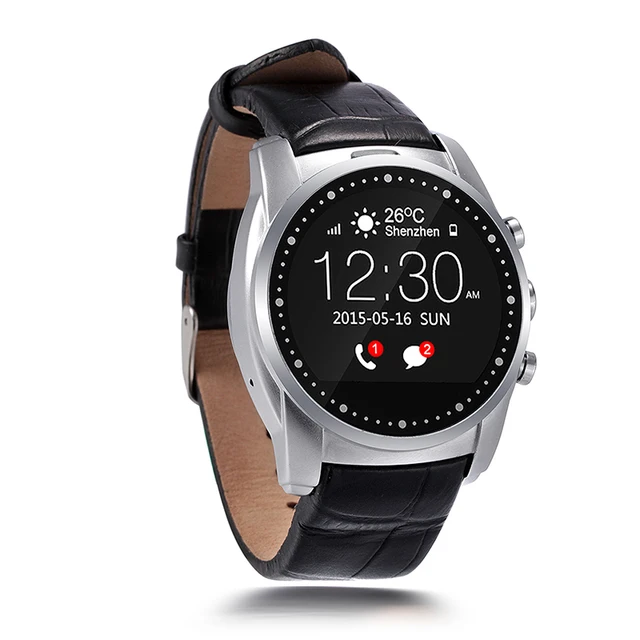 Smartwatch Bluetooth Android Wear Smart Watch Round TF SIM