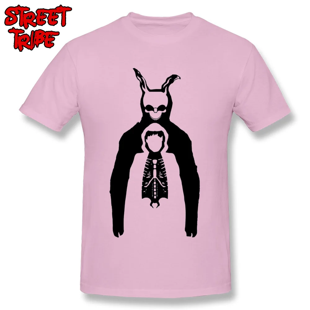 Casual Group Tops T Shirt for Men Fitted Summer/Fall Round Collar 100% Cotton Fabric Short Sleeve Top T-shirts Birthday T Shirts Donnie Darko and Frank Black 19366 pink