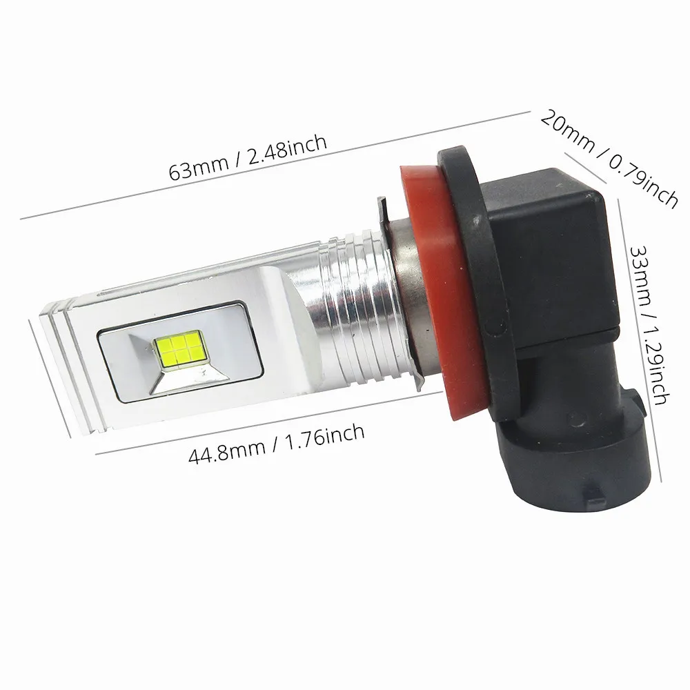 Lâmpada do Bulbo Luz de Nevoeiro Branco Wljh Car Light Led T10 W5w 5w T15 921 h7 h8 H11 h1 h3 Dia Luz Running Drl Levou Ac9-30 v 2x 1500lm 80w 8 Cheap Farol nebl. carro