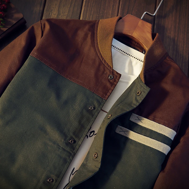 Брендовый зеленый Повседневный подростковый пиджак, зеленые мужские куртки с отложным воротником, с длинным рукавом, тактический Бомбер, Военный стиль, мужское Тонкое Пальто 4XL