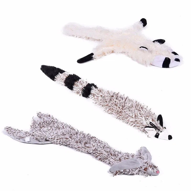 Funny Pet Dog Squeak Toys Stuffed Animals Pet Toys Plush Puppy Honking Squirrel for Dogs Cat Chew Squeaker Squeaky Toys for Pets