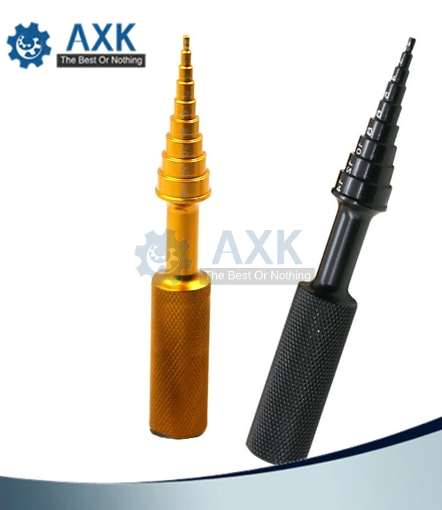 RC Ball Bearing Checking Tool ( 1 PC ) Aluminum Removal Puller 2-14 mm BLACK GOLD color  Model Driver Install Remove Tools