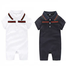 Bébé Barboteuses marque 0-24 mois Nouveau-Né Bébé garçon Vêtements et chapeau D’été Bébé barboteuses ensemble vêtements Costumes Bébé vêtements