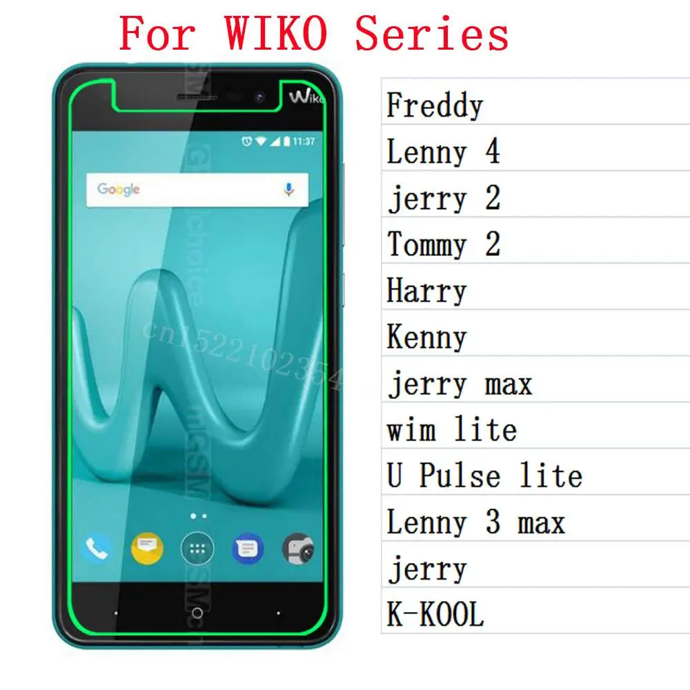 Закаленное стекло для Wiko Freddy Lenny 4 3 max jerry Tommy 2 Harry Kenny wim lite U Pulse K-KOOL защита экрана |